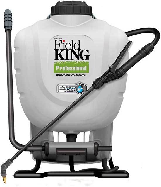 Field King Professional 190328 No Leak Pump Backpack Sprayer for Killing Weeds in Lawns and Gardens Best Dandelion Killer Spray