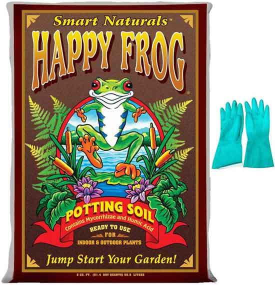 Fox Farm Happy Frog Organic Potting Soil Mix Indoor Outdoor Garden Plants