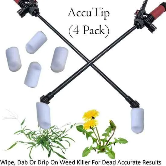 Keyfit Tools AccuTip Weed Killer 4 Pack - Best Dandelion Killer Spray