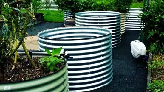 Pipe Garden Beds - Round Landscaping Ideas for Raised Beds
