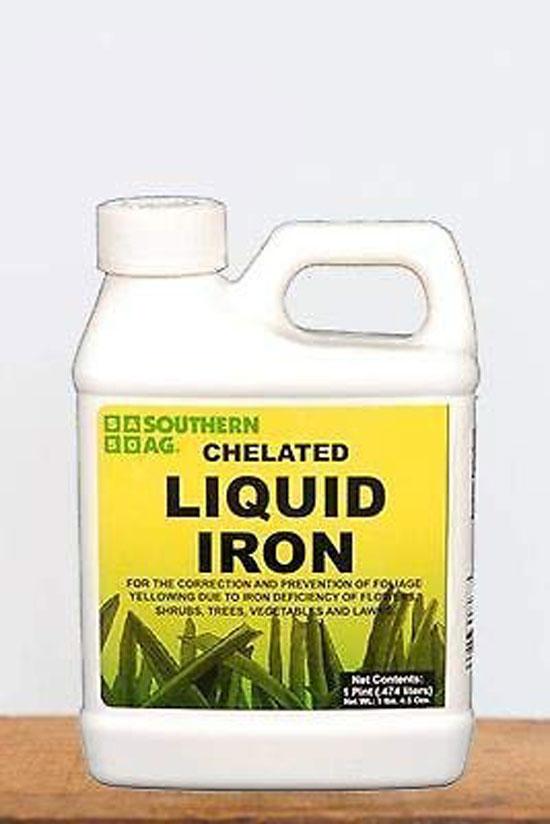 Southern Ag Chelated Liquid Iron 16 OZ - Best Fertilizers For Gardenias