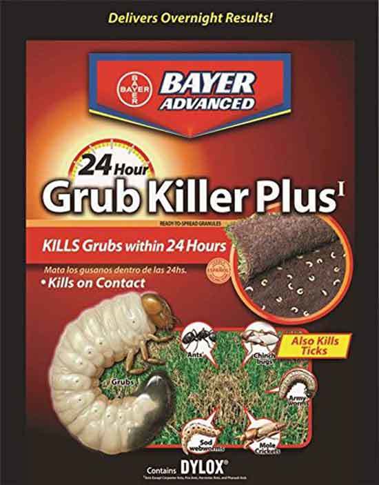 BAYER Advanced 24 hour Grub Killer Plus – Grub Control - best grub killer for lawns