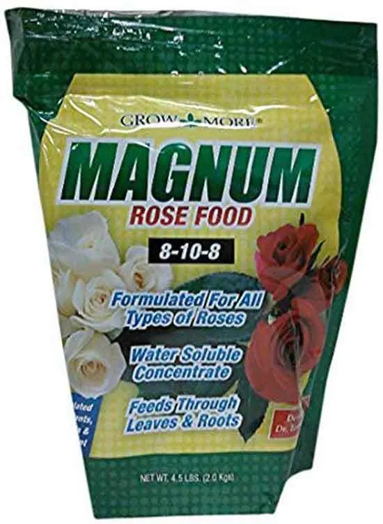 Grow More 13012 Magnum Rose Food 4.5 Pound - Best Fertilizer for Knockout Roses