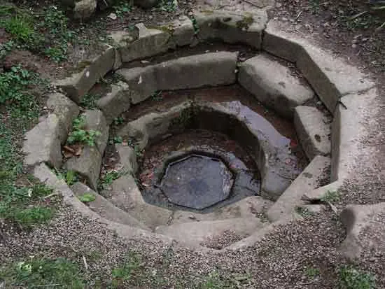 Octagonal Roman cistern - How To Dry Up A Wet Yard Fast