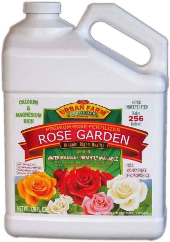 Urban Farm Fertilizers Rose Garden Professional Rose Fertilizer. 1 Gallon. Makes 256 gals. - Best Fertilizer for Knockout Roses