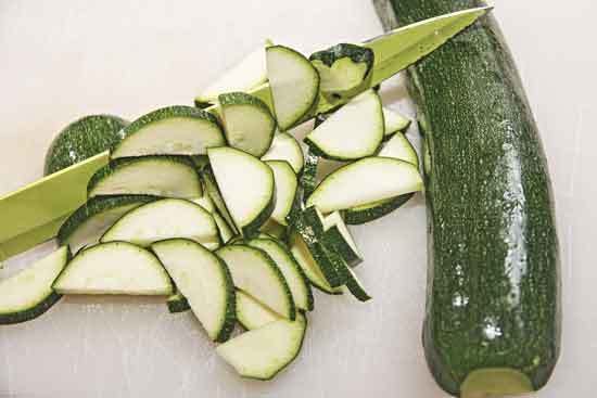 Sliced zucchini - How Long Does Zucchini Last