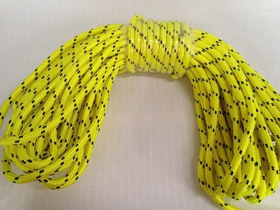 Best Rope for Pulling Trees 1 2 Inch by 200 Feet Double Braid Polyester Rope Yellow