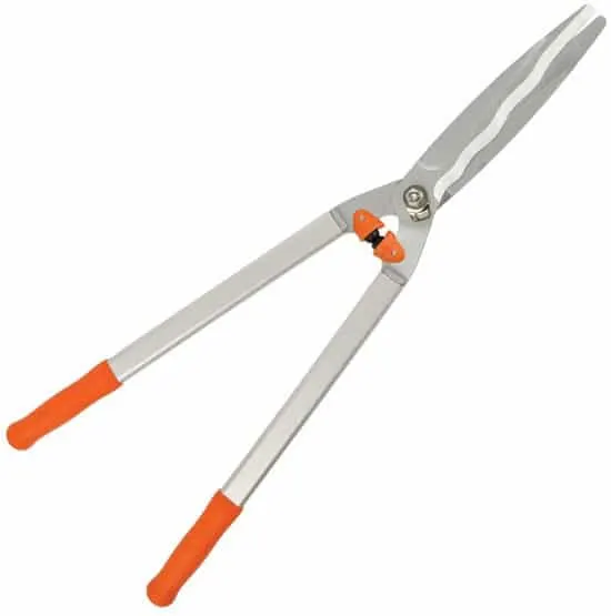 Best Hedge Shears For Your Garden A.M. Leonard 9 inch Wavy Blade Hedge Shears