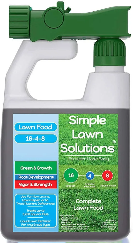 Best Liquid Fertilizers for Pastures Advanced 16 4 8 Balanced NPK Lawn Food Natural Liquid Fertilizer