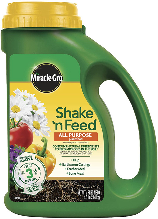 How do plants eat Miracle Gro Shake N Feed All Purpose Plant Food 4.5 lb