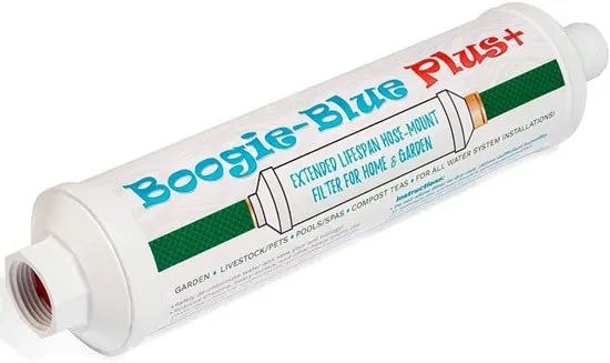 Boogie Blue Plus Garden Hose Water Filter For RV And Outdoor Use Best 6 Garden Hose Filters