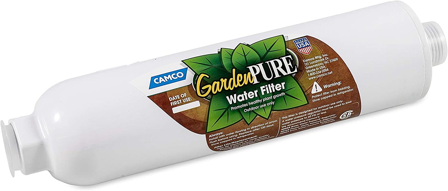 Camco GardenPURE Carbon Water Hose Filter Best 6 Garden Hose Filters
