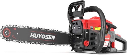 HUYOSEN 54.6CC 2 Stroke Professional Gas Powered Chainsaw Best Professional Chainsaw