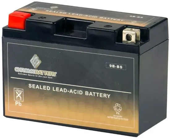 CB Chrome Battery Rechargeable 9B BS Maintenance Free Lawn Mower Battery Best Lawn Mower Battery