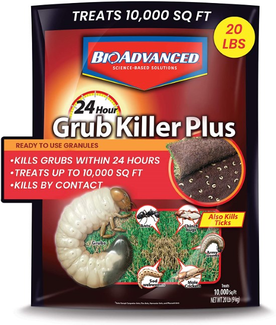 Bioadvanced Granules 700745S 24 Hour Grub Killer Plus Best Grub Worm Killers