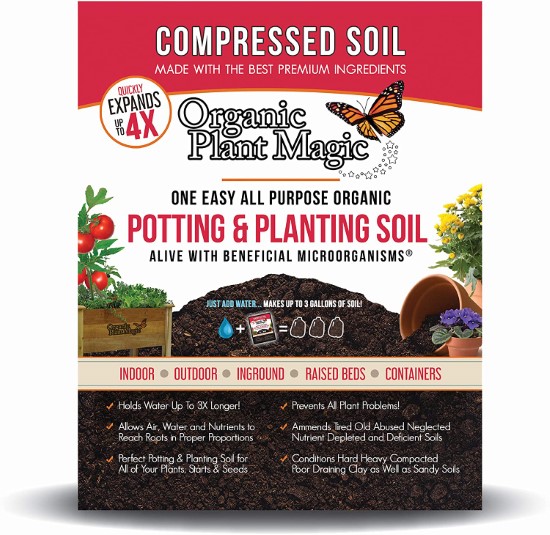 Compressed Organic Potting Soil for Garden Plants What Type Of Soil Holds The Most Water