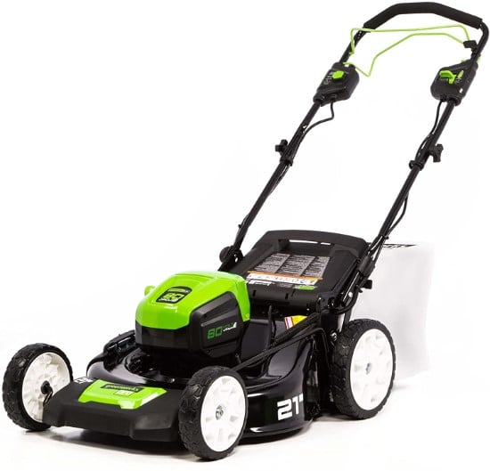 Greenworks Cordless Self propelled Lawnmower Best Lawn Mower for Small Gardens