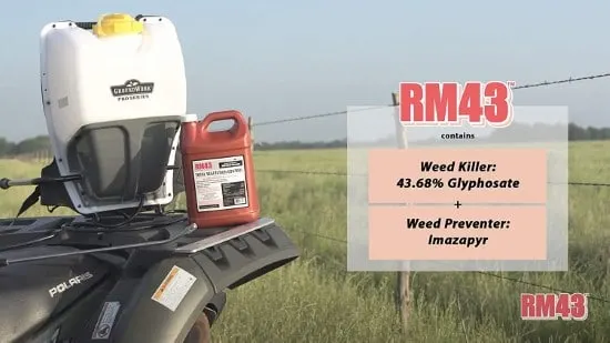 RM43 43 Percent Glyphosate Plus Weed Preventer What Do Herbicides Kill
