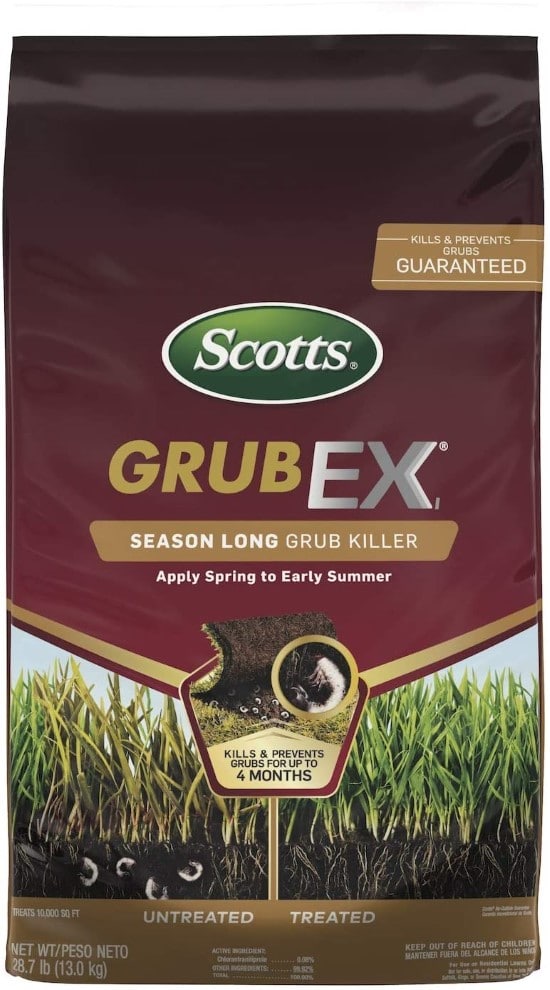 Scotts GrubEx1 Season Long Grub Control Best Grub Worm Killers