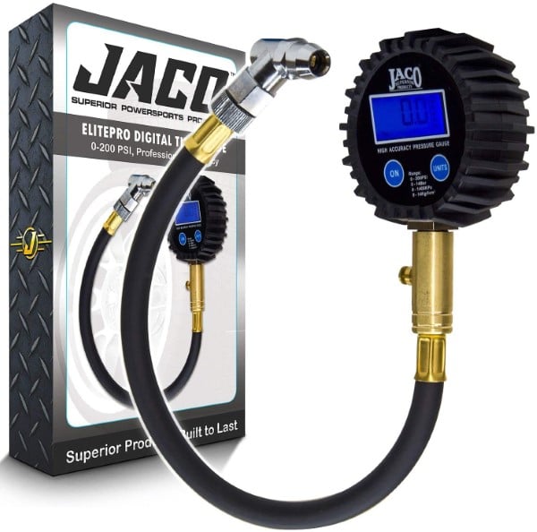 JACO ElitePro Digital 200 PSI Tire Pressure Best Tire Pressure For Zero Turn Mower