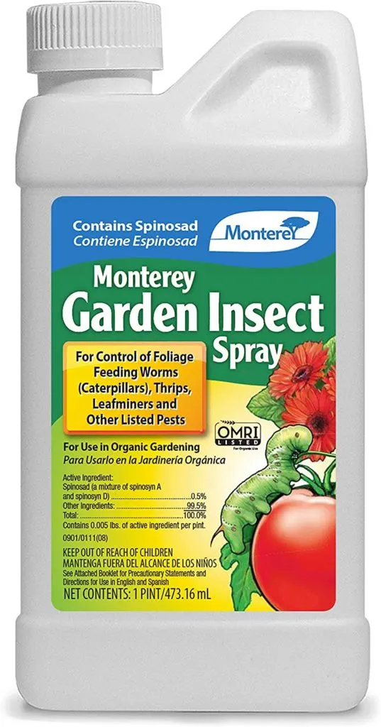 Monterey LG6150 Spinosad Concentrate 16 Oz Insecticide Best Insecticide For Vegetable Garden