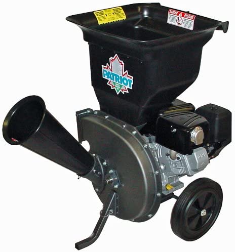 Patriot Products 10HP CSV 3100B Gas Powered Wood Chipper Best Wood Chipper For Small Farm