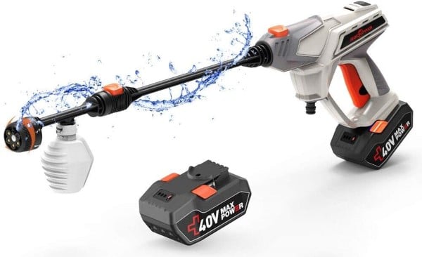ROCKPALS Portable 870 PSI Cordless 6 in 1 Pressure Washer Best Cordless Pressure Washer