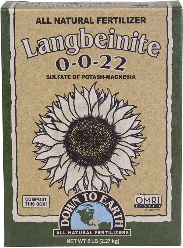 Down to Earth 0 0 22 5 lb Organic Langbeinite Fertilizer Best Down To Earth Fertilizer Reviews