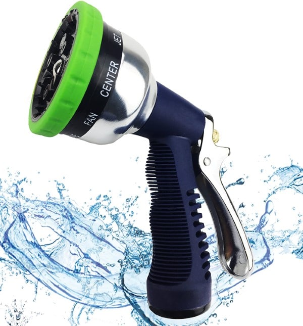 Pexio Professional High Pressure Adjustable Watering Patterns Hose Nozzle Best Hose Nozzle For Car Wash