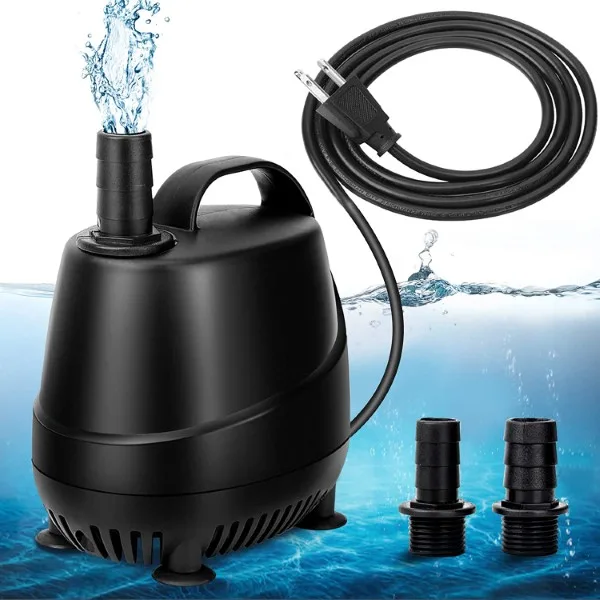 AQQA 265 920GPH 20W Drainage Sump Hydroponic Water Pump Best Hydroponic Water Pump