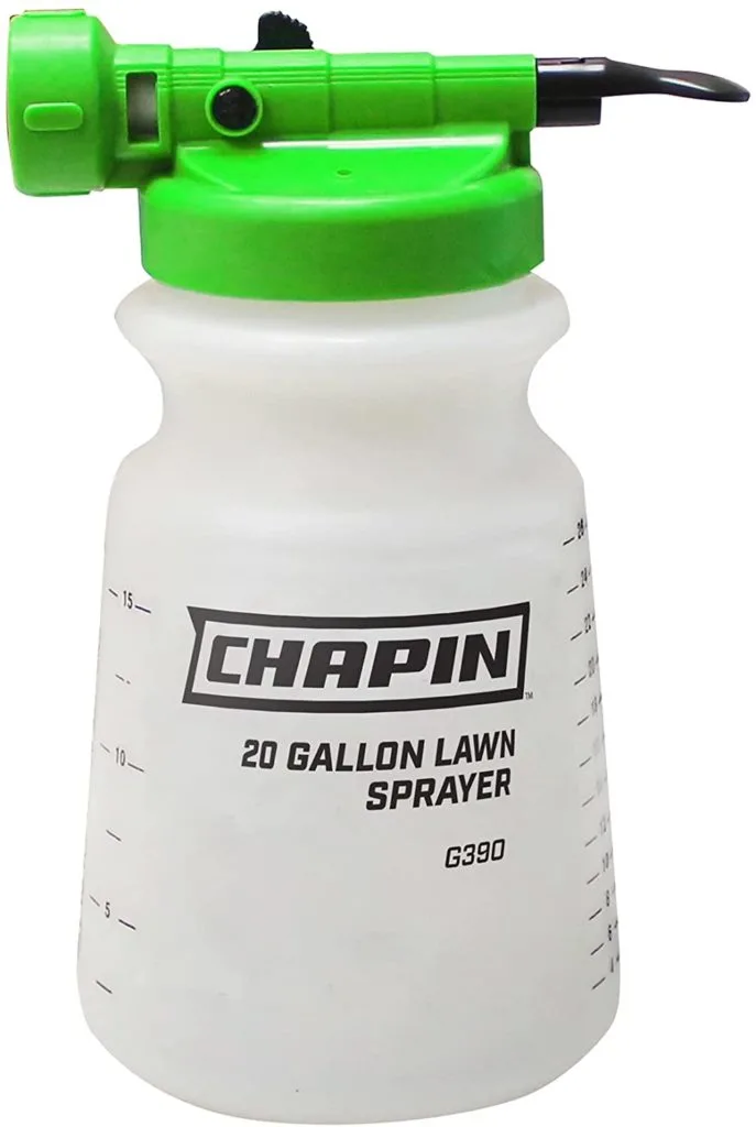 Chapin International G390 20 Gallon Lawn Durable Hose End Sprayer Best Hose End Sprayer For Tall Trees