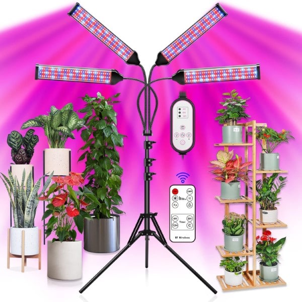 Craftersmark 420 LED 300W Auto On Off Grow Light Best Grow Light For Fiddle Leaf Fig