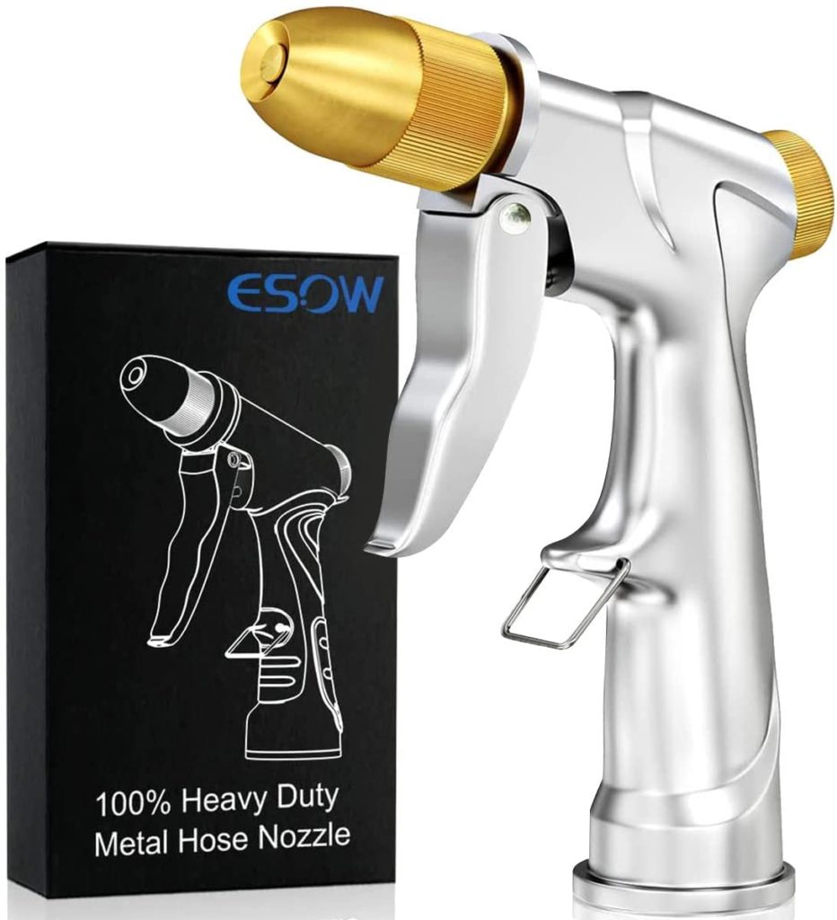 ESOW Watering Patterns Heavy Duty Metal Sprayer for Tall Trees Best Hose End Sprayer For Tall Trees
