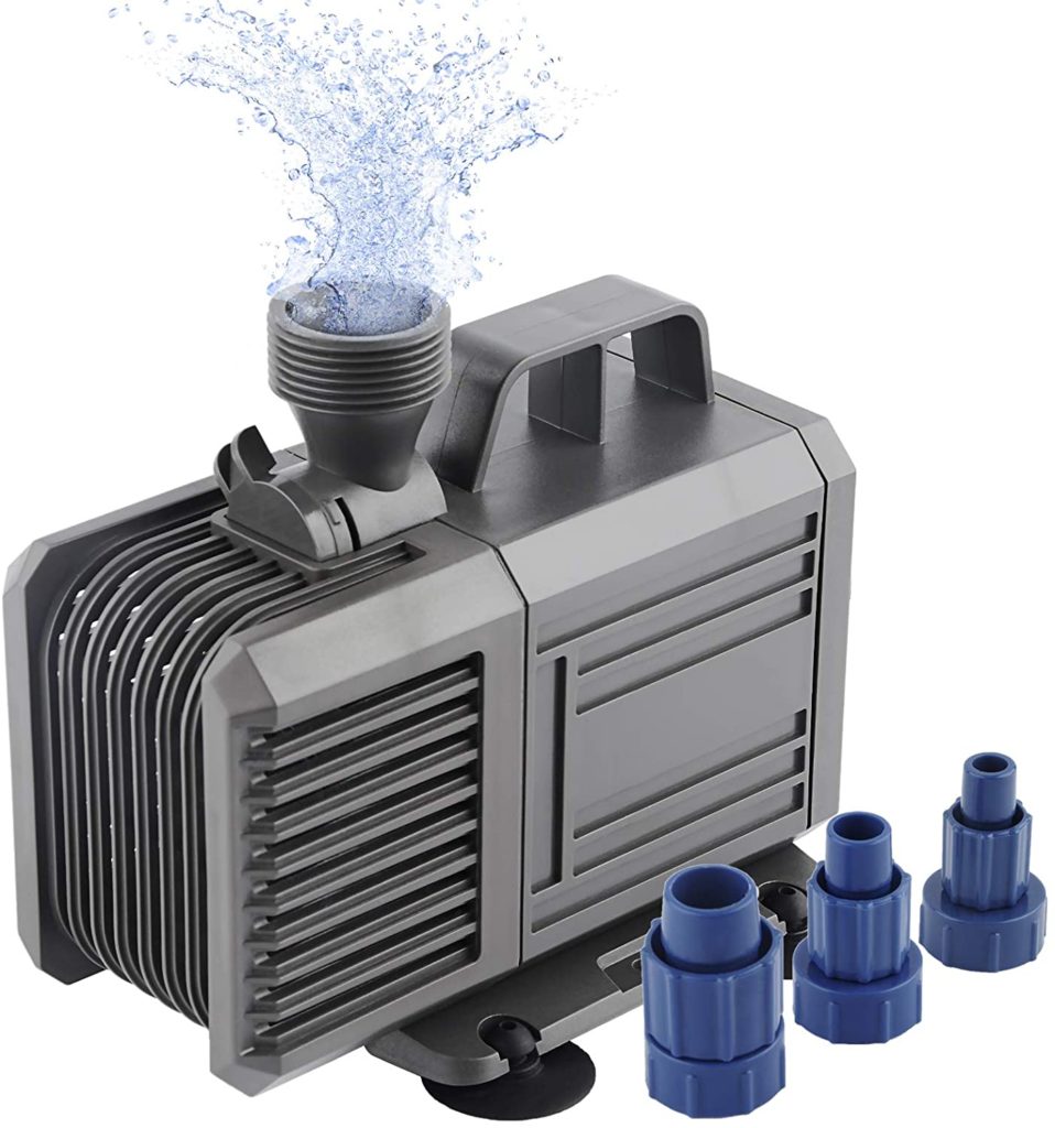 FREESEA Ultra Quiet Hydroponic Submersible 60W 925GPH Water Pump Best Hydroponic Water Pump
