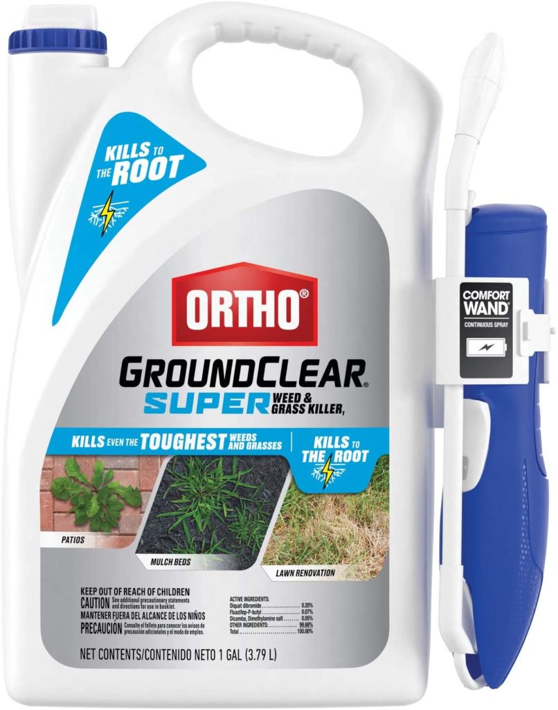 Ortho GroundClear Fast Acting Super Weed and Grass Killer Best Weed And Grass Killer For Fence Lines