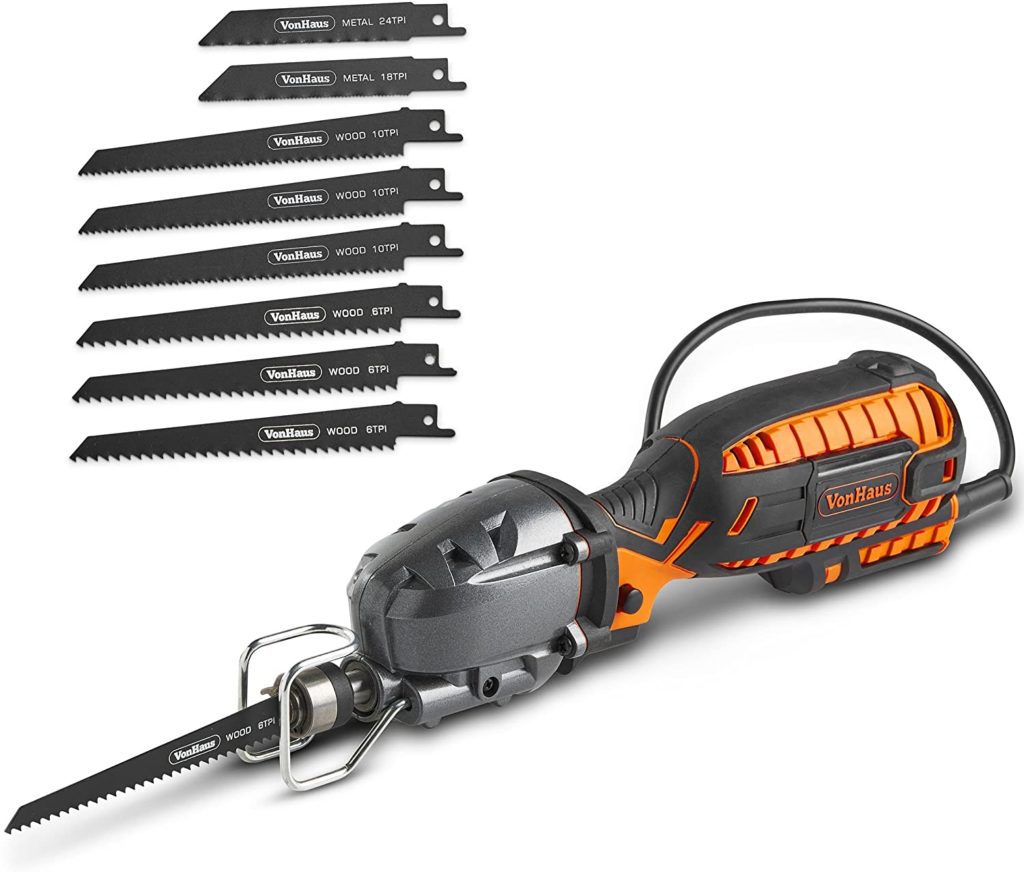 VonHaus 5Amp 16ft Cable Compact Electric Hand Best Electric Hand Saw
