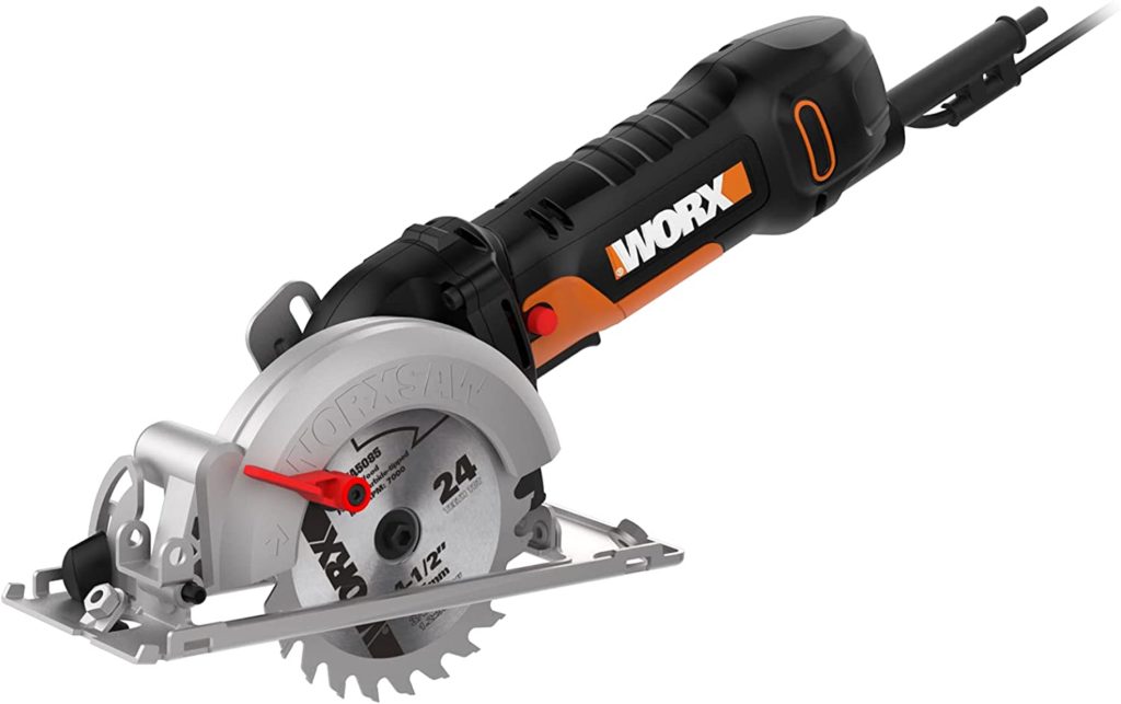 Worx WX439L 4.5 4.5Amp Compact Circular Electric Hand Saw Best Electric Hand Saw