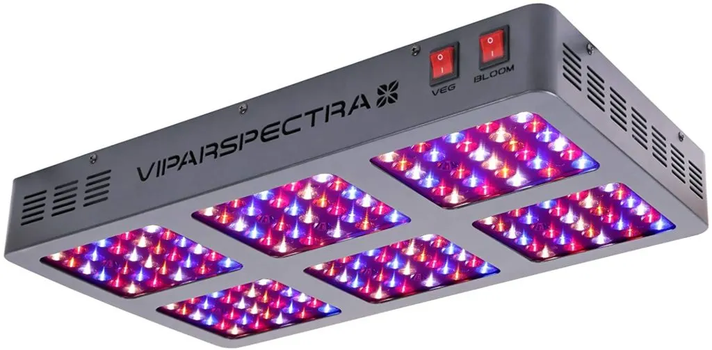 VIPARSPECTRA Full Spectrum 900W Veg and Bloom Grow Light Best Grow Light For 3x3 Tent