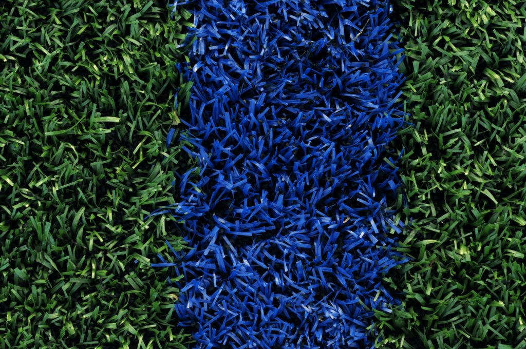 Green and blue artificial grass—things to consider before buying artificial grass.
