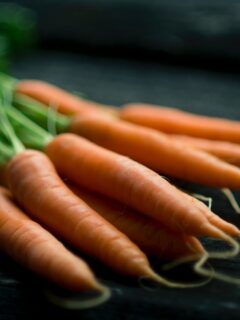 Carrots on a table—why are some carrots spicy?