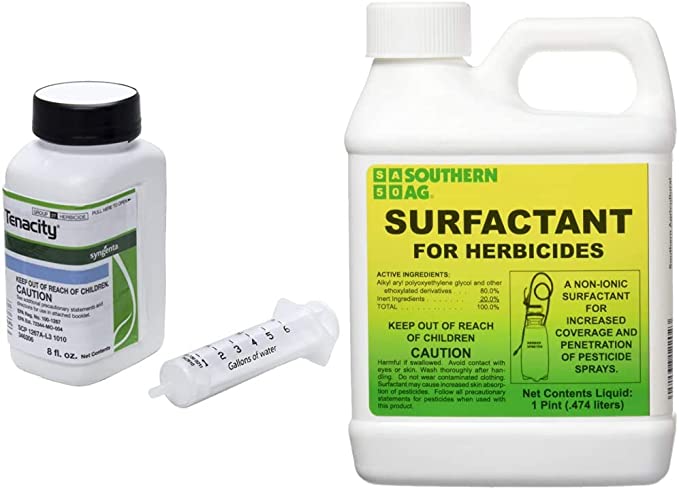Tenacity weed surfactant—when to apply Tenacity in spring?