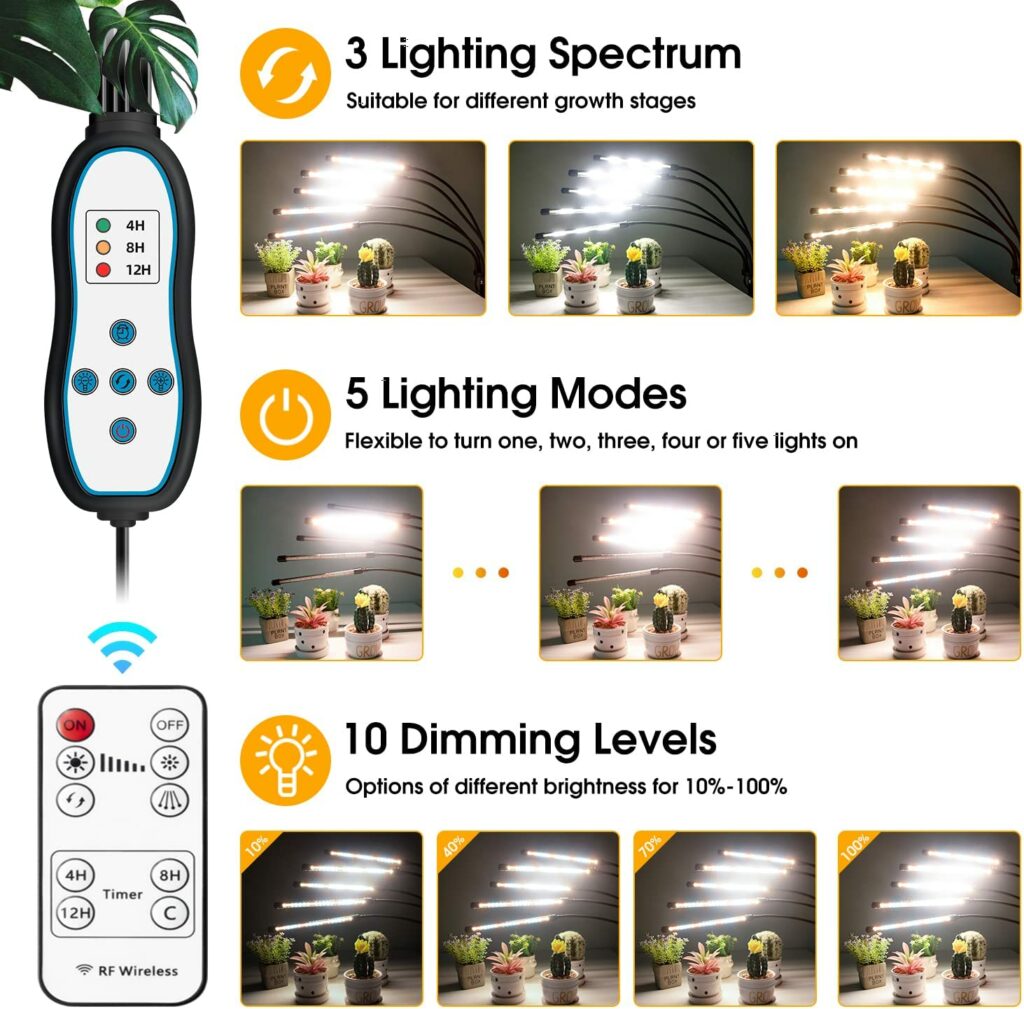 Wolezek upgraded grow light—best heat lamps for plants.