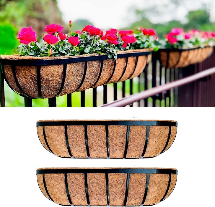 Best Rail Planters Lowes - LaLaGreen Rail 24-Inch Planters Lowes 