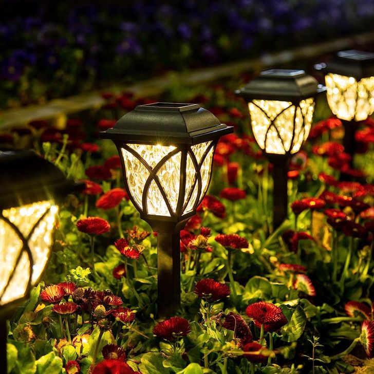 GIGALUMI Outdoor Solar Lights - Best Solar Panel Garden Lights