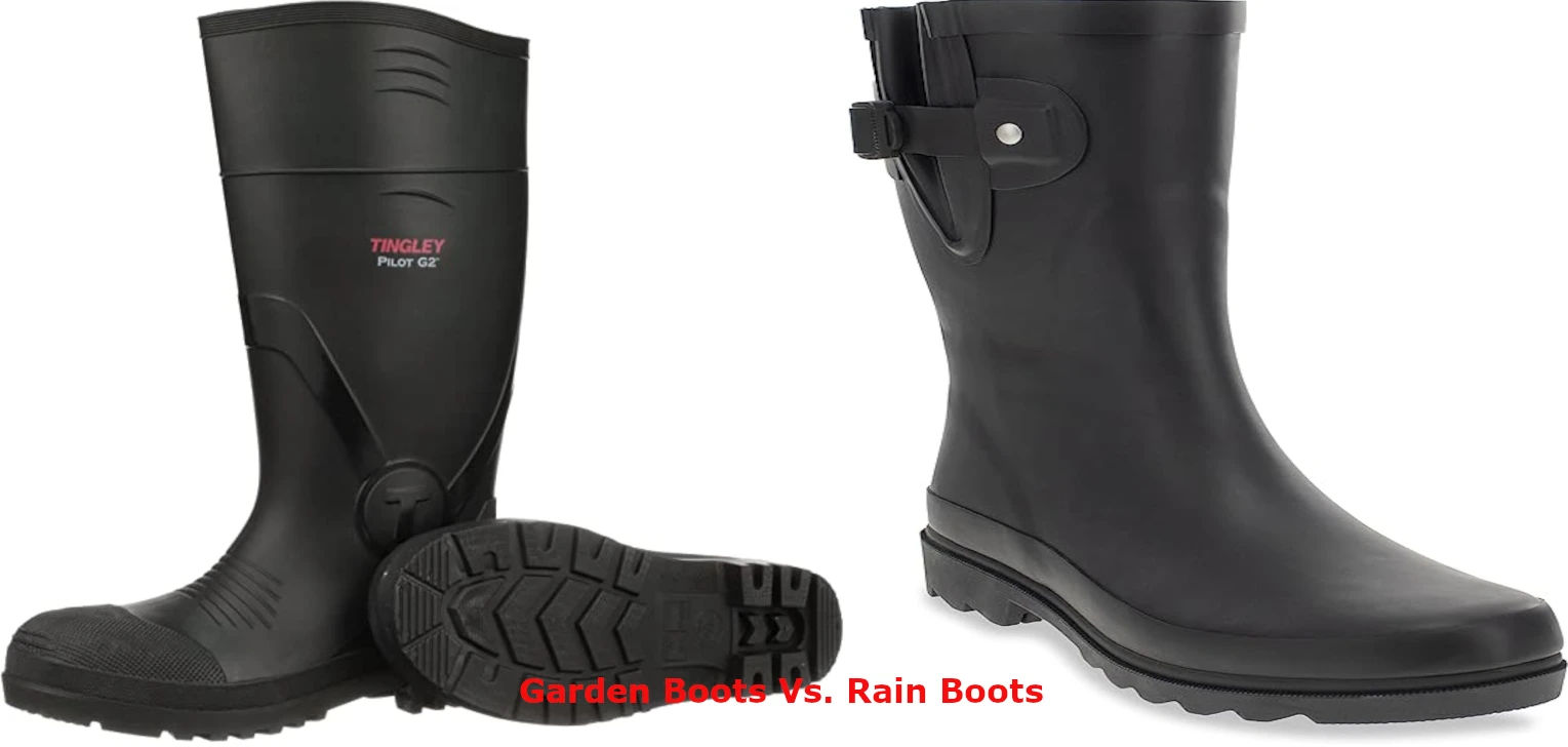 Garden Boots Vs. Rain Boots